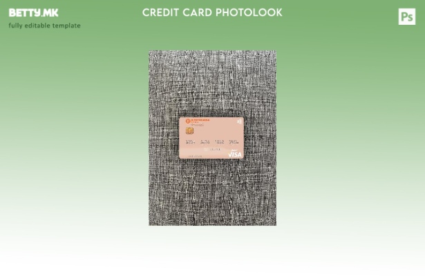 модерен стил Црна Гора Хипотекарна банка виза дебитна картичка photolook преден 